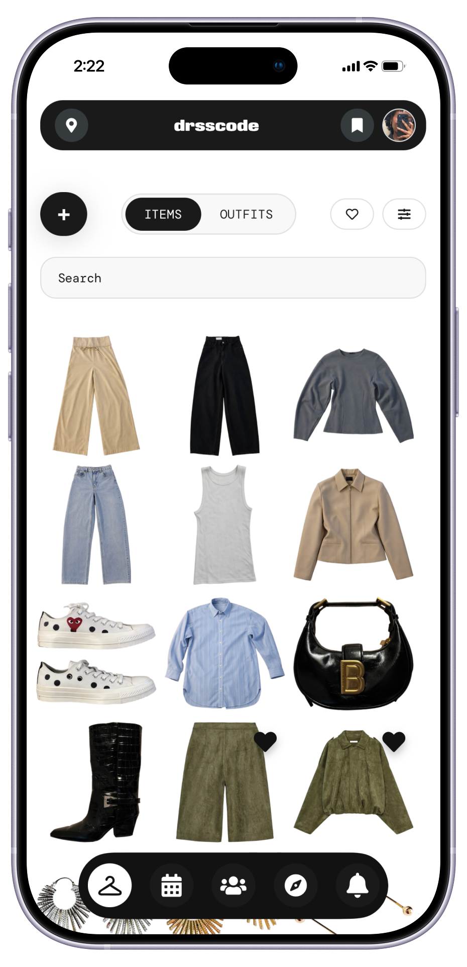 drsscode app screen